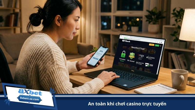 an toàn khi chơi casino trực tuyến
