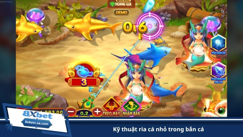 kỹ thuật ria cá nhỏ trong bắn cá