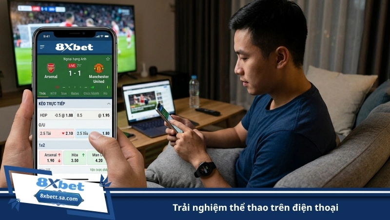 trải nghiệm thể thao trên điện thoại